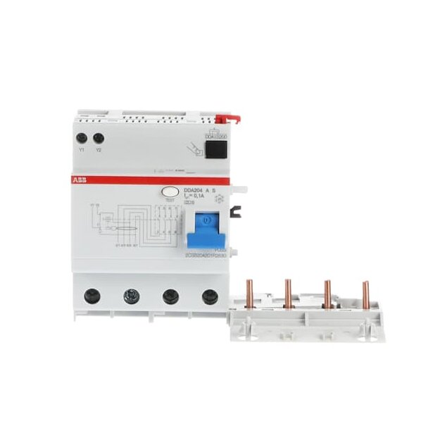 ABB 2CSB204201R2630 DDA204AS-63/0 1 FI-Block für S204 4P Typ A 63A 100mA selektiv