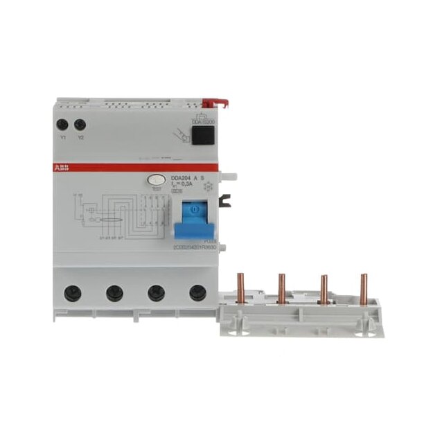 ABB 2CSB204201R3630 DDA204AS-63/0 3 FI-Block für S204 4P Typ A 63A 300mA selektiv