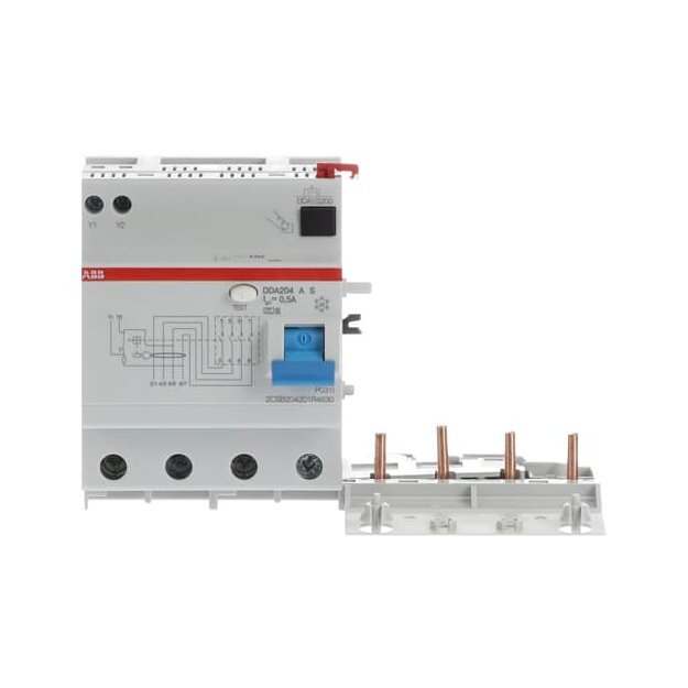 ABB 2CSB204201R4630 DDA204AS-63/0 5 FI-Block für S204 4P Typ A 63A 500mA selektiv