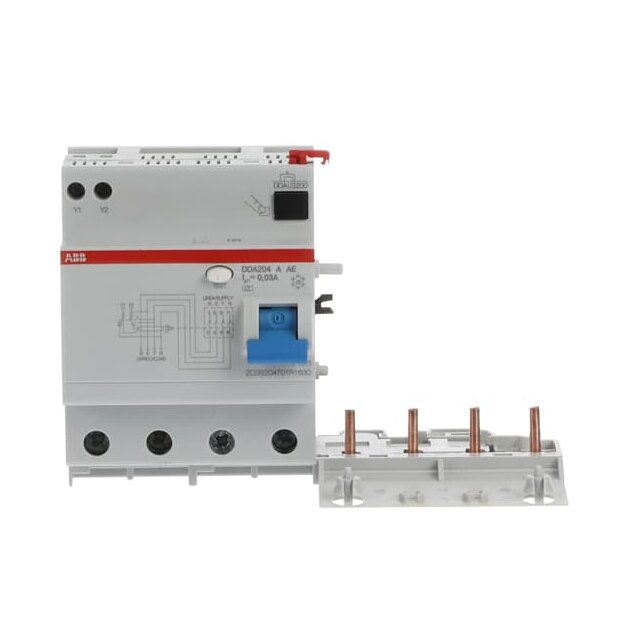 ABB 2CSB204701R1630 DDA204A-63/0 03AE FI-Block für S204 4P Typ A 63A 30mA Not Aus Funktion