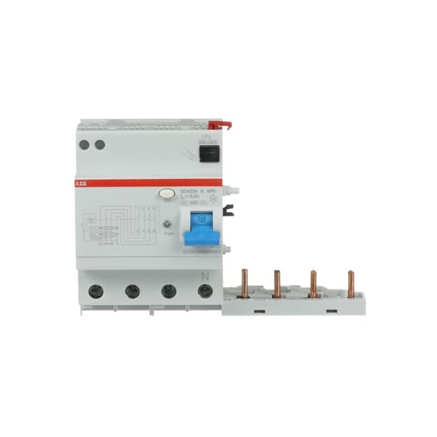 ABB 2CSB204592R3250 DDA204 B APR 25/0 3 FI-Block für S204 4P  allstromsensitiv  25A  300mA