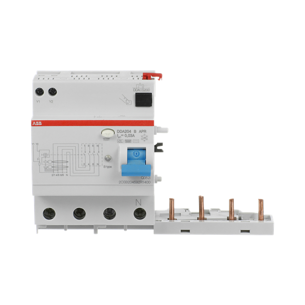 ABB 2CSB204592R1400 DDA204 B APR 40/0 03 FI-Block für S204 4P allstromsensitiv 40A 30mA