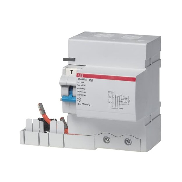 ABB 2CSB802101R4000 DDA802A-100/0 5 FI-Block für S802 2P Typ A 100A 500mA