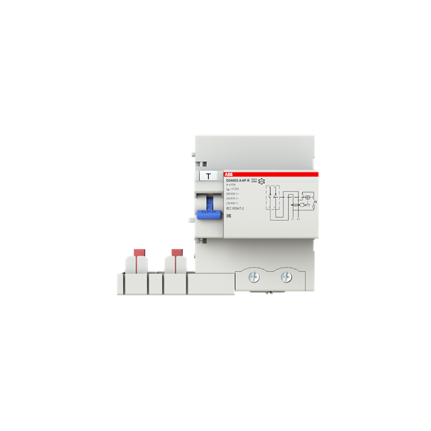 ABB 2CSB802401R1630 DDA802A-63/0 03AP-R FI-Block für S802 2P Typ A 63A 30mA kurzzeitverzögert