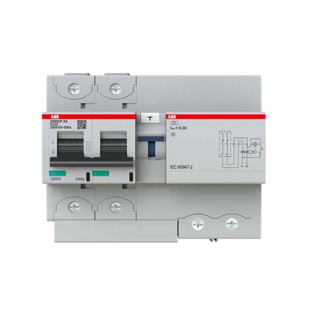 ABB 2CCG001335R0001 DS802P-D125/0.3 AS FI/LS-Kombination Icu=50kA  240/415V AC  selektiv