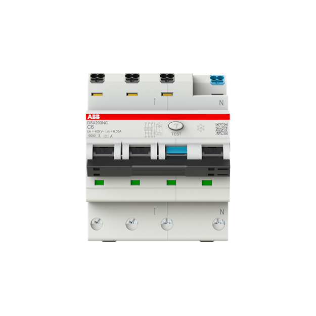 ABB 2CSR256192R1064 DSX203NCA-C6/0 03 Flexline FI/LS-Schalter 6kA  3P+N  Typ A  C 6  30mA