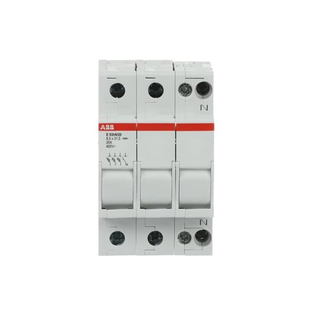 ABB 2CSM200933R1801 Sicherungshalter  3+N Pol  20A für Sicherungseinsatz 8 5 x 31 5mm