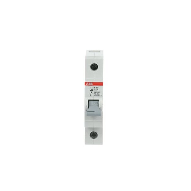 ABB 2CDE281001R1100 E201/100G Trennschalter 1P 100A Schaltgriff grau