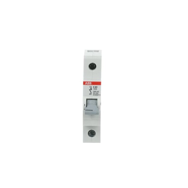 ABB 2CDE281001R1125 E201/125G Trennschalter 1P 125A Schaltgriff grau