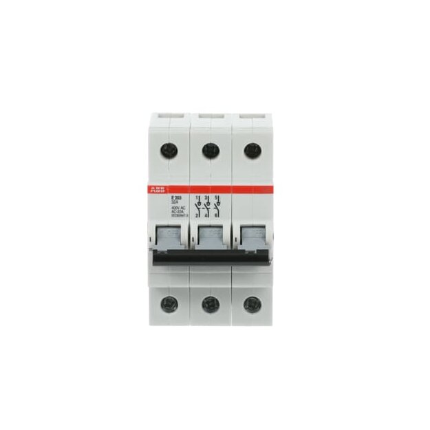 ABB 2CDE283001R1032 E203/32G Trennschalter 3P 32A Schaltgriff grau