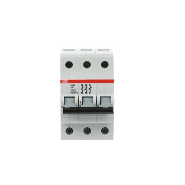 ABB 2CDE283001R1045 E203/45G Trennschalter 3P 45A Schaltgriff grau
