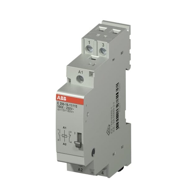 ABB 2TAZ312000R2023 E290-16-11/115 Stromstoßschalter Spule 115 VAC/ 60 VDC  16 A  1 NC + 1 NO
