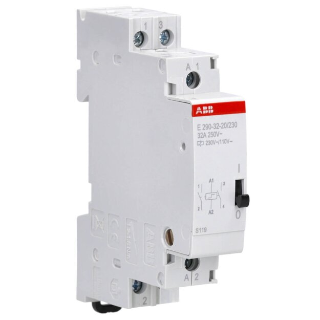 ABB 2TAZ322000R2012 E290-32-20/230 Stromstoßschalter Spule 230 VAC/ 110 VDC  32 A  2 NO