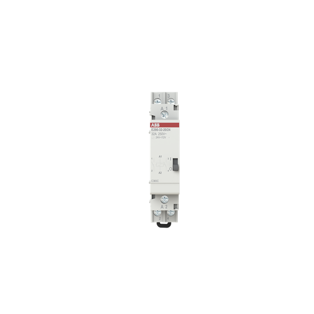 ABB 2TAZ322000R2042 E290-32-20/24 Stromstoßschalter Spule 24 VAC/ 12 VDC  32 A  2 NO
