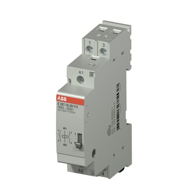 ABB 2TAZ311000R2022 E297-16-20/115 Installationsrelais Spule 115 VAC/ 110 VDC  16 A  2 NO