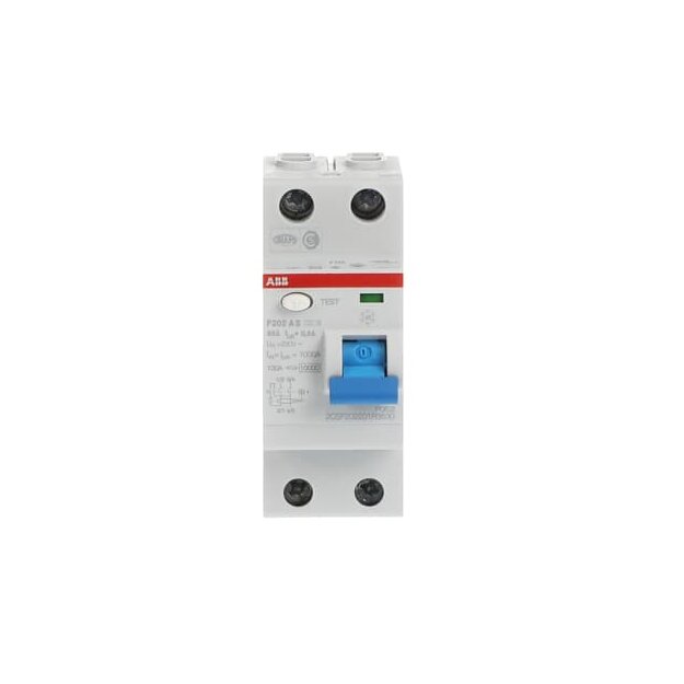 ABB 2CSF202201R3630 F202AS-63/0 3 FI-Schutzschalter 2P Typ A 63A 300mA selektiv