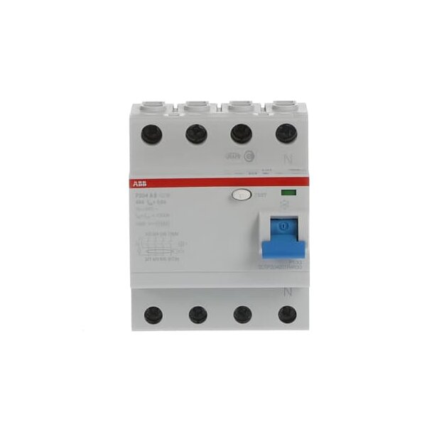 ABB 2CSF204201R4630 F204AS-63/0 5 FI-Schutzschalter 4P Typ A 63A 500mA selektiv
