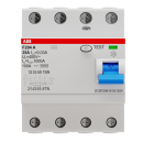 ABB 2CSF204101U1250 F204A-25/0 03UNV FI-Schutzschalter 4P...