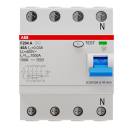ABB 2CSF204101U1400 F204A-40/0 03UNV FI-Schutzschalter 4P...