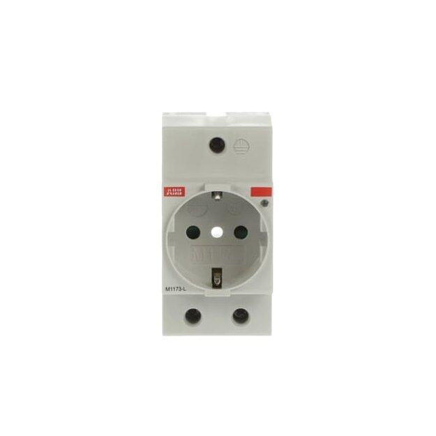 ABB 2CSM112000R0701 SCHUKO-Steckdose Italien M1173-L lichtgrau  RAL 1173