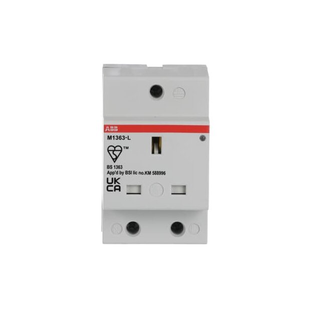 ABB 2CSM258163R0721 Modulare Steckdose britscher Standard mit Kontrollleuchte