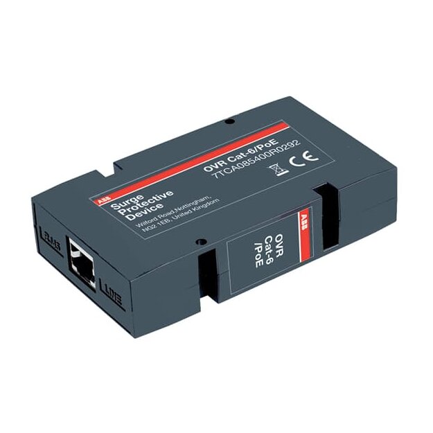 ABB 7TCA085400R0292 OVR CAT-6/POE Überspannungsableiter RJ45 Buchse  1000 Mpbs