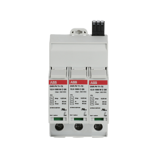 ABB 2CTB812121R1000 OVR PV T1-T2 12.5-1.000 P TS QS SPD Typ 1+2 geprüft  12.5 kA