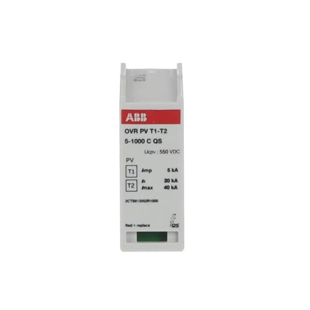 ABB 2CTB812052R1000 OVR PV T1-T2 5-1.000 C QS SPD Ersatzmodul für  OVR PV T1-T2 5-1.000