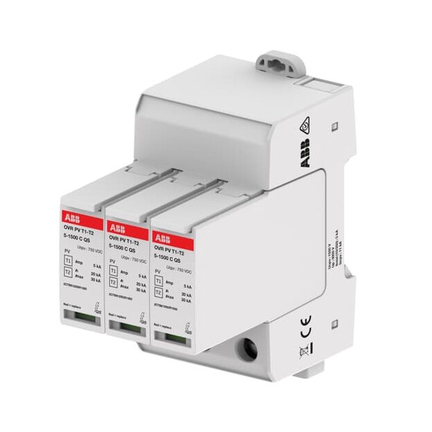 ABB 2CTB812050R1500 OVR PV T1-T2 5-1.500 P QS SPD Typ 1+2 geprüft  5 kA