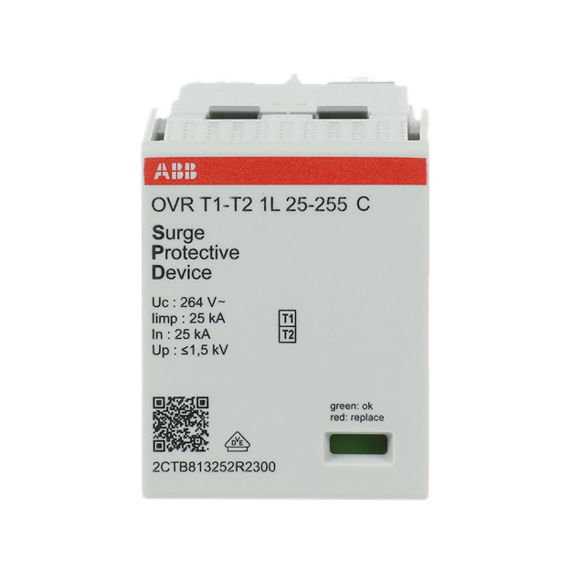 ABB 2CTB813252R2300 OVR T1-T2 1L 25-255 C Ersatzmodul für OVR T1-T2 1L 25-255 P TS
