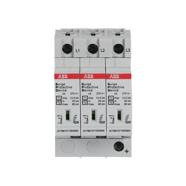 ABB 2CTB815710R1800 OVR T1-T2 3L 12.5-275s P QS Kombi-Ableiter T1-T2 12.5kA/Pol  TNC