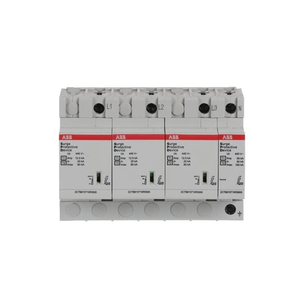 ABB 2CTB815710R4800 OVR T1-T2 3N 12.5-440s P QS Kombi-Ableiter T1-T2 12.5kA/Pol  TT/TNS