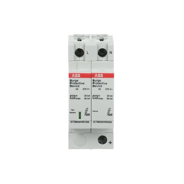 ABB 2CTB803972R1100 OVR T2 1N 40-275 P QS SPD Typ 2 für 230/400V TT-1Phasig