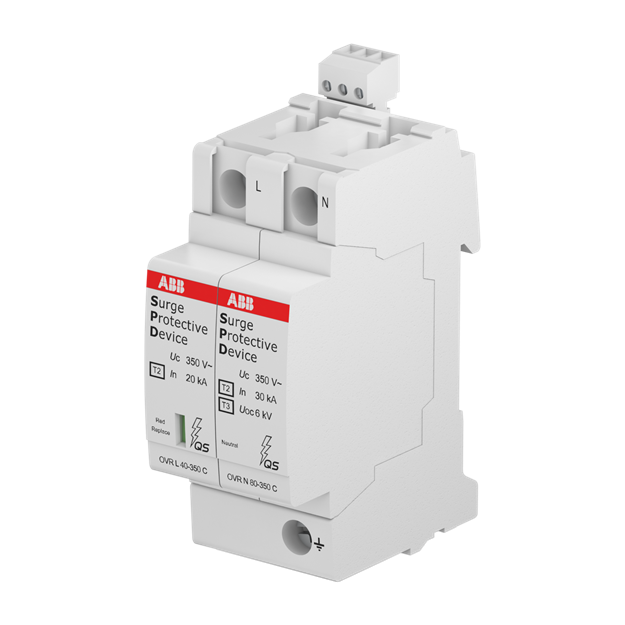 ABB 2CTB803972R1400 OVR T2 1N 40-440 P TS QS Überspannungsableiter Typ 2  TT- und TN