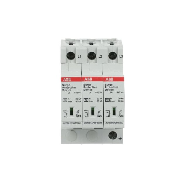 ABB 2CTB815708R4700 OVR T2 3L 80-440s P QS SPD T2 mit Reservevar 400/690V TNC 3P