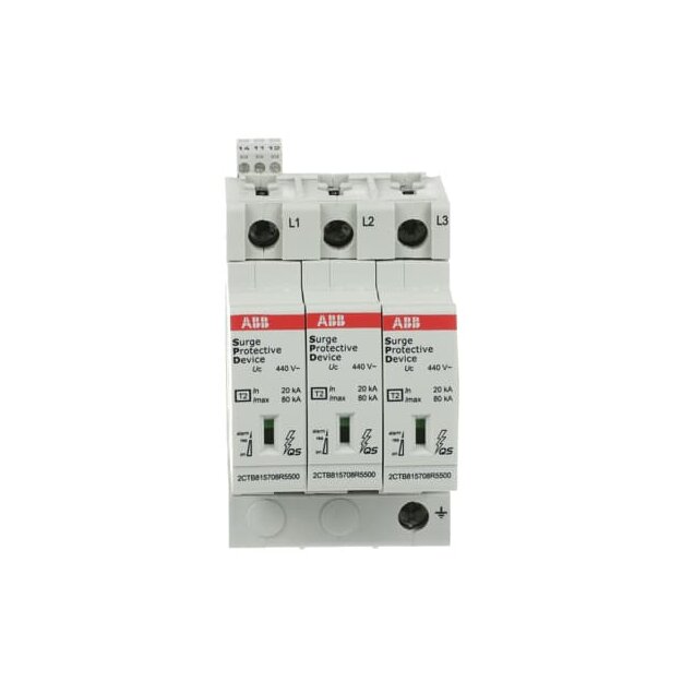 ABB 2CTB815708R3500 OVR T2 3L 80-440s P TS QS SPD T2 mit Reservevar 400/690V TNC 3P