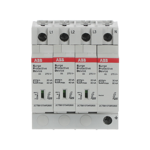 ABB 2CTB815704R2000 OVR T2 3N 40-275s P QS SPD T2 mit Reservevar 230/400V TT/TNS 3P