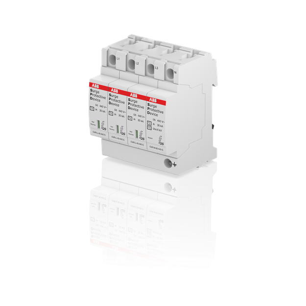 ABB 2CTB803973R1400 OVR T2 3N 40-440 P QS SPD Typ 2 für 400/690V TT-3 Phasen + TN-S