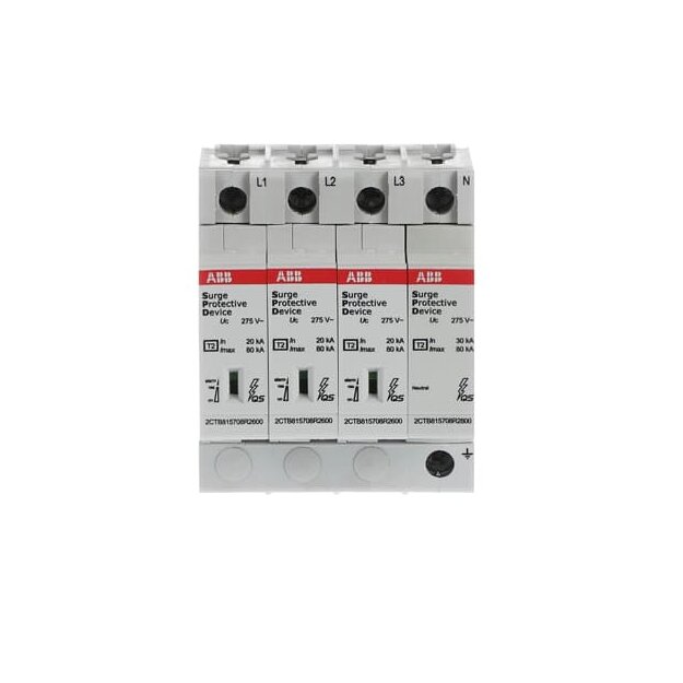ABB 2CTB815708R2000 OVR T2 3N 80-275s P QS SPD T2 mit Reservevar 230/400V TT/TNS 3P