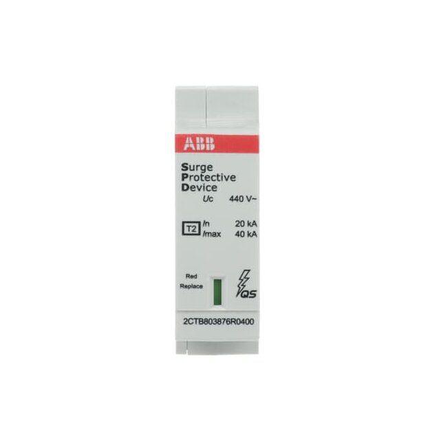 ABB 2CTB803876R0400 OVR T2 40-440 C QS Ersatzmodul für OVR Typ 2 Imax 40kA  In 20kA  Uc 440V
