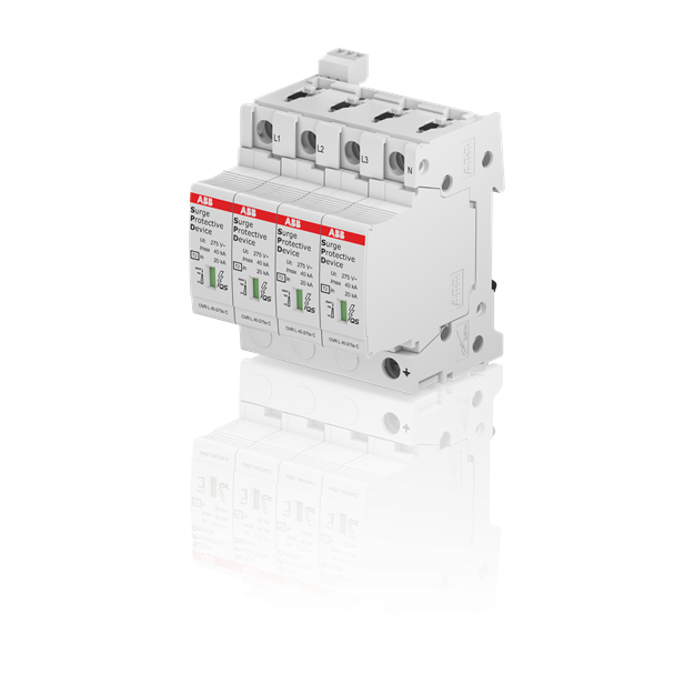ABB 2CTB815704R1100 OVR T2 4L 40-275s P TS QS SPD T2 mit Reservevar 230/400V TNS 4P