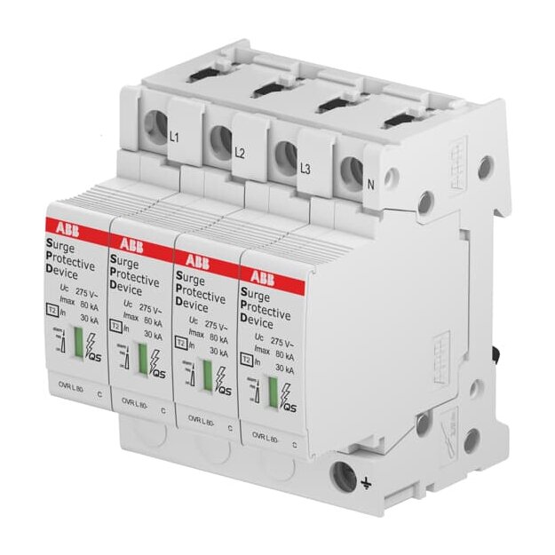 ABB 2CTB815708R4000 OVR T2 4L 80-440s P TS QS SPD T2 mit Reservevar 400/690V TNS 3P