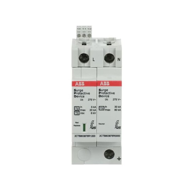 ABB 2CTB803972R1300 OVR T2-T3 1N 20-275 P TS QS SPD Typ 2+3 für 230/400V TT-1Phasig