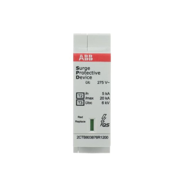 ABB 2CTB803876R1200 OVR T2-T3 20-275 C QS Ersatzmodul für OVR Typ 2 Imax 20kA  In 5kA  Uc 275V
