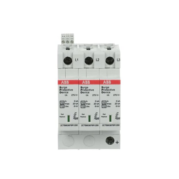 ABB 2CTB803873R3500 OVR T2-T3 3L 20-275 P TS QS SPD Typ 2 für 230/400V TN-C