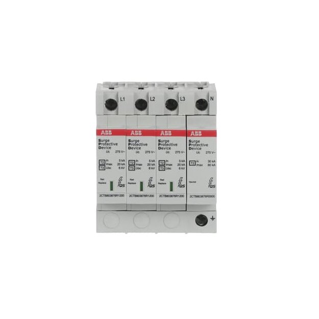ABB 2CTB803973R1200 OVR T2-T3 3N 20-275 P QS SPD Typ 2+3 für 230/400V TT-3 Phasen + TN-S