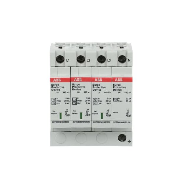 ABB 2CTB803973R1300 OVR T2-T3 3N 20-440 P QS SPD Typ 2 für 400/690V TT-3 Phasen + TN-S