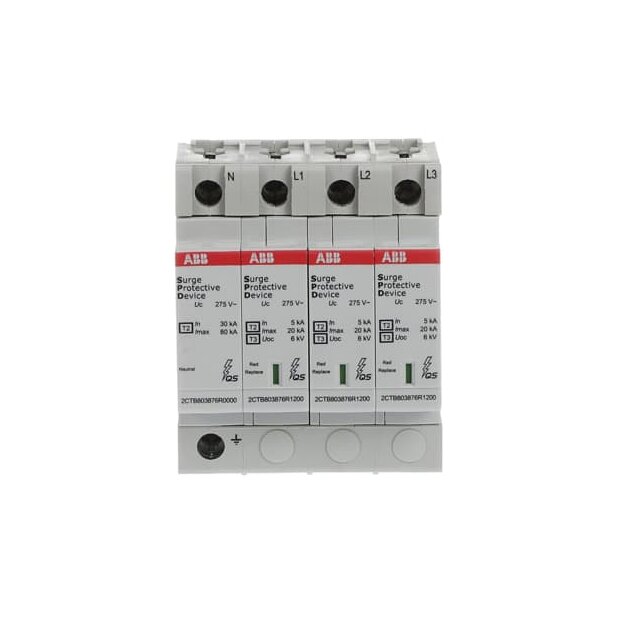ABB 2CTB803873R1200 OVR T2-T3 N3 20-275 P QS SPD Typ 2 für 230/400V TT-3 Phasen + TN-S