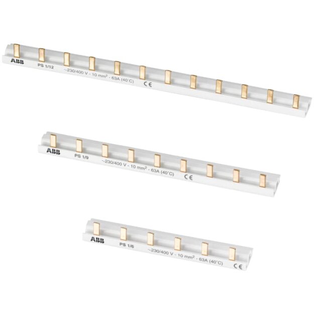 ABB 2CDL010101R3039 PS 1/39/30 ILTS-E Phasenschiene 1 Phase  39 Pins  30 qmm  für ILTS-E