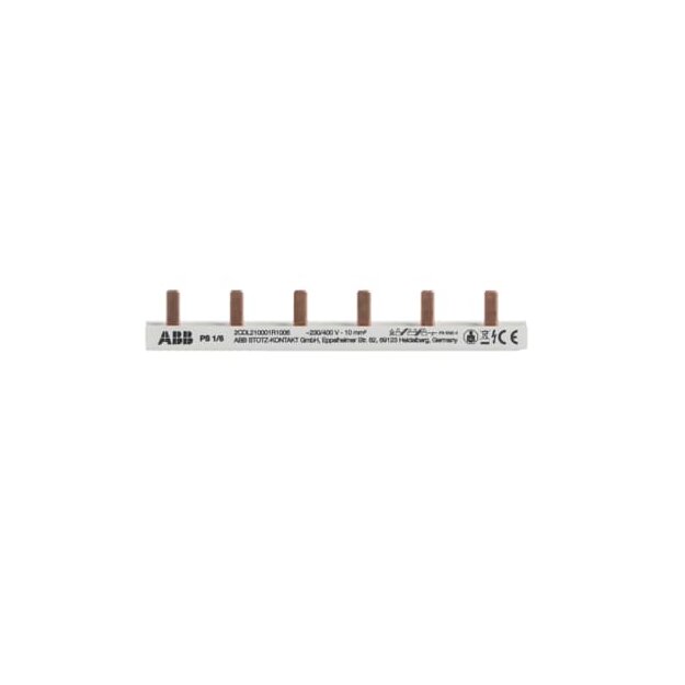 ABB 2CDL210001R1006 PS1/6 Phasenschiene 1 Phase 6Pins 10qmm